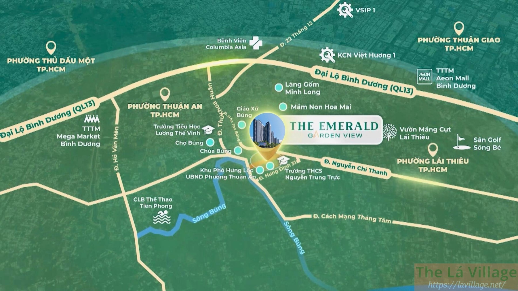 Vị Trí The Emerald Garden View